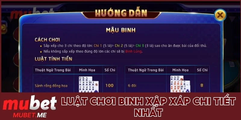 Cách chơi binh xập xám chi tiết nhất cho hội viên