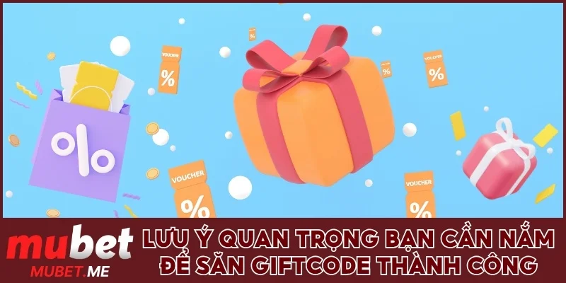 Lưu ý quan trọng bạn cần nắm để săn giftcode thành công