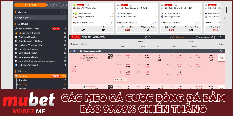 Mẹo cá cược bóng đá