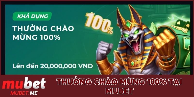 Thưởng chào mừng 100%